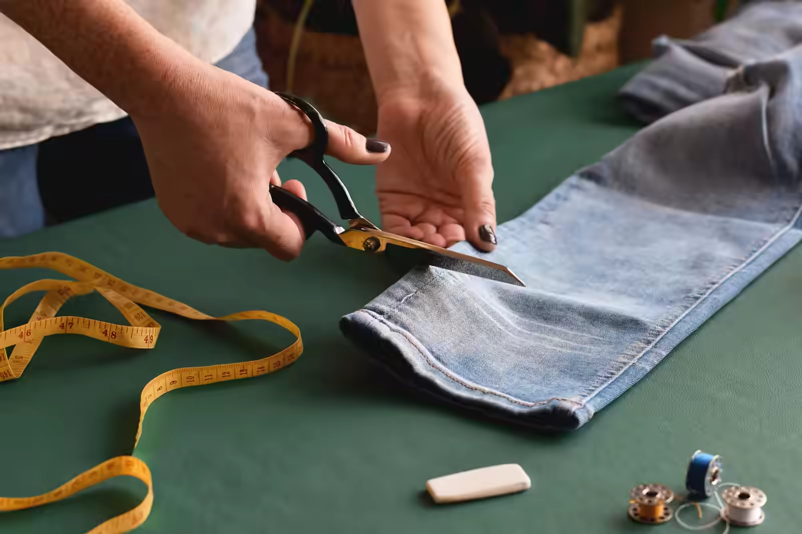 Trouser hemming
